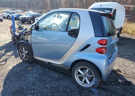 2012 Smart Fortwo Pure z USA, uszkodzony, nr VIN WMEEJ3BA7CK528445